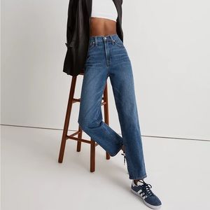 Madewell Women's Straight Leg Jeans - Blue Size 23